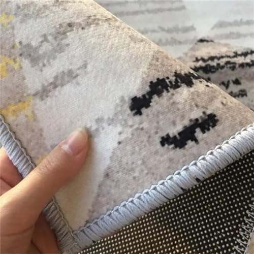 Tapis lavable grand format 200x200 avec motif océan 3D protection sol