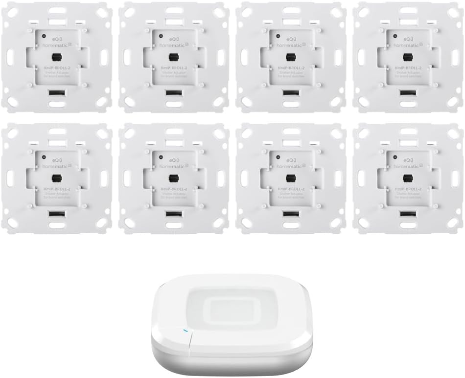 Homematic IP Rolladensteuerung, Smart Home Set mit App