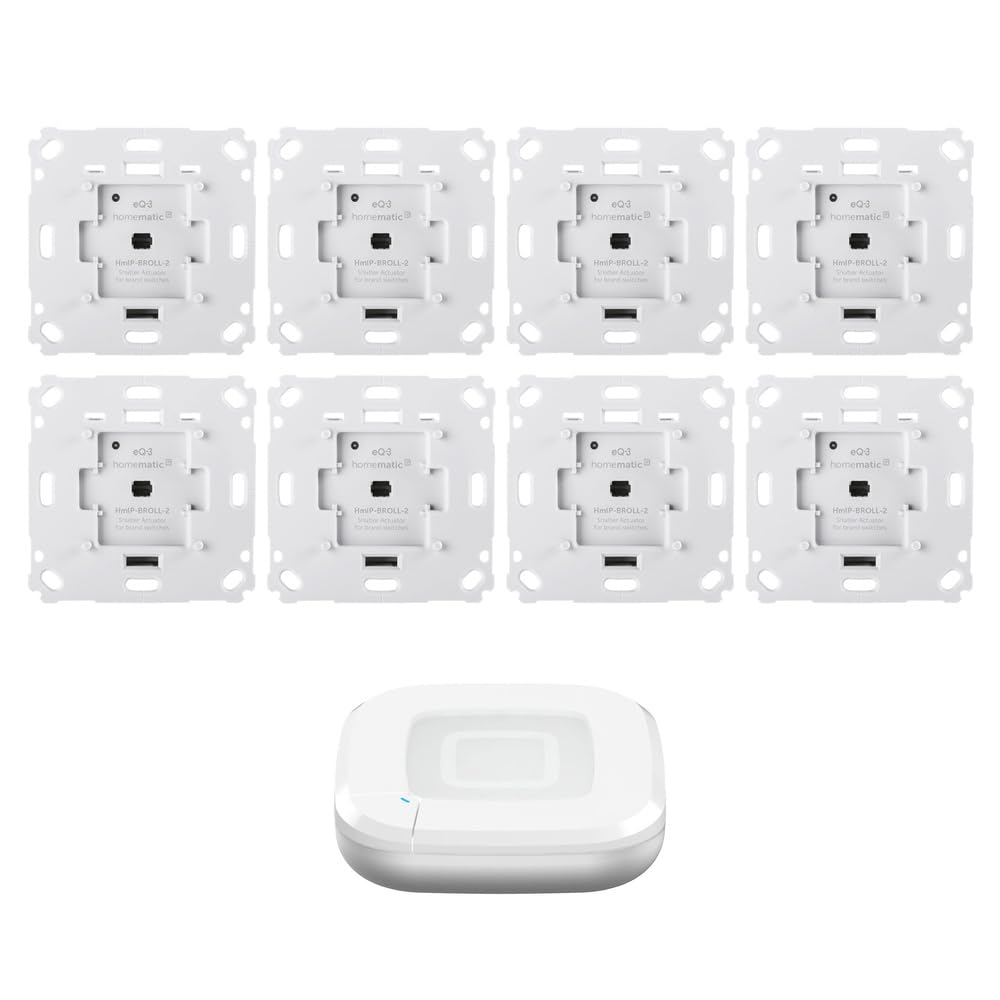 Homematic IP Rolladensteuerung, Smart Home Set mit App