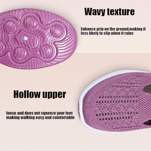 Enjerr Orthopedic Shoes Womens, Orthoture Womens Walking Shoes for Balance, Women's Breathable Knitted Sneakers4