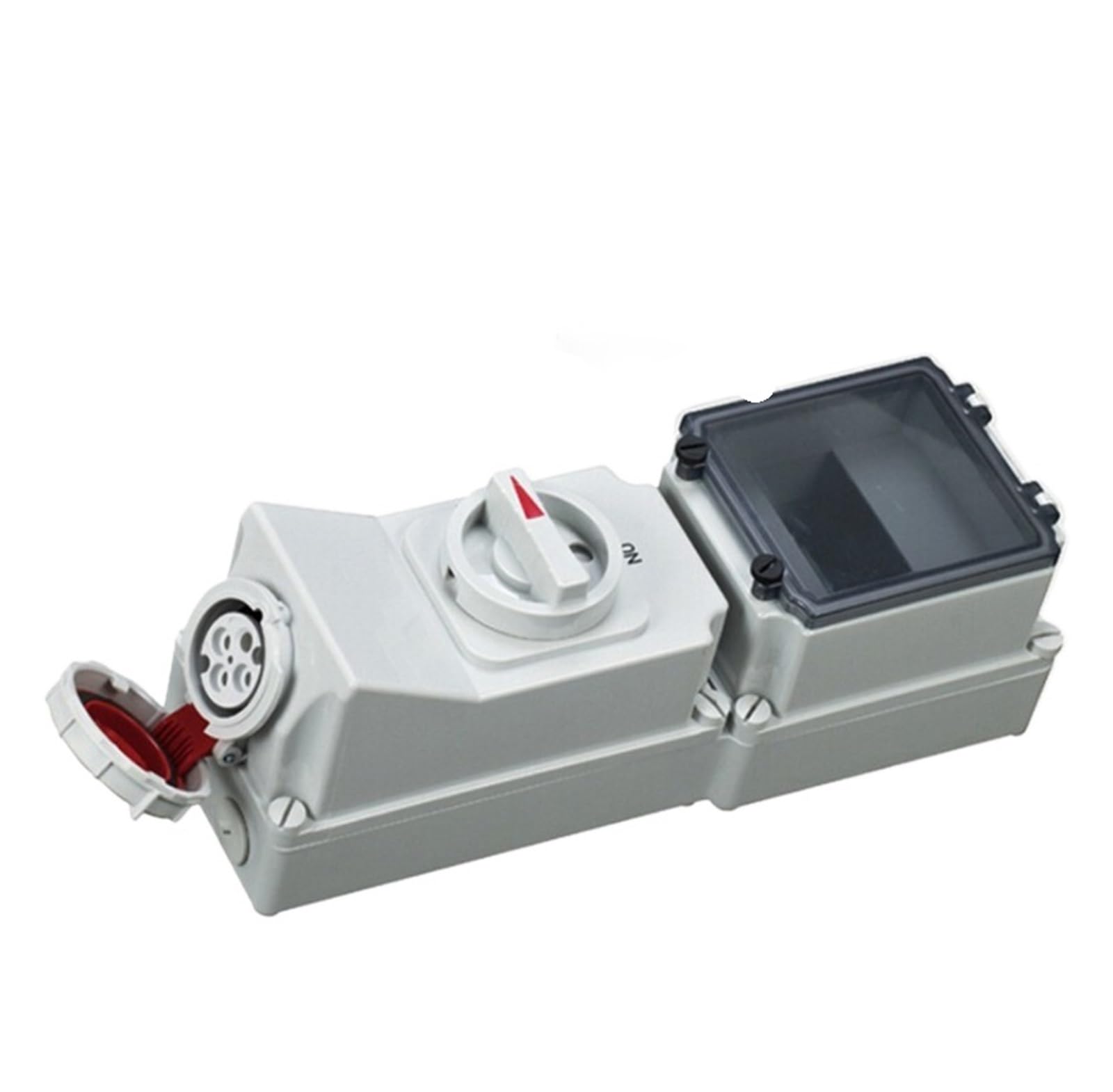 1 Uds. Enchufe de Enclavamiento mecánico IP67 Conector Industrial Resistente al Agua Controlador Toma Corriente Enchufe Interruptor estándar Europeo(SP-7276 5P 16A)