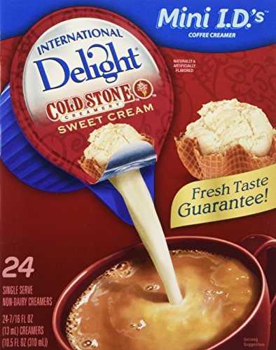 International Delight, Mini ID's, Coldstone Sweet Cream, Creamers, 24 Count, 10.5oz Box (Pack of 3)