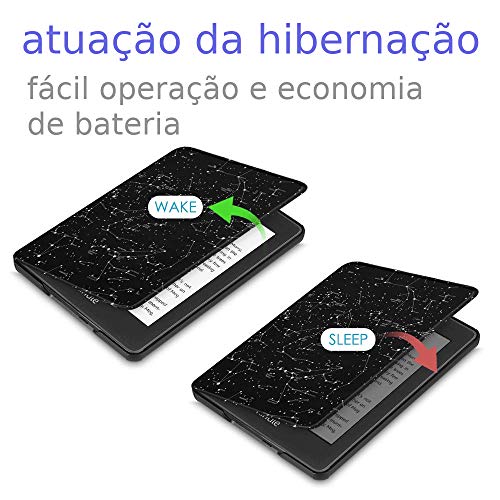 Capa Kindle Paperwhite 11ª geração [2021] - Auto Hibernação - Fecho Magnético - Modelo M2L3EK - Hibe