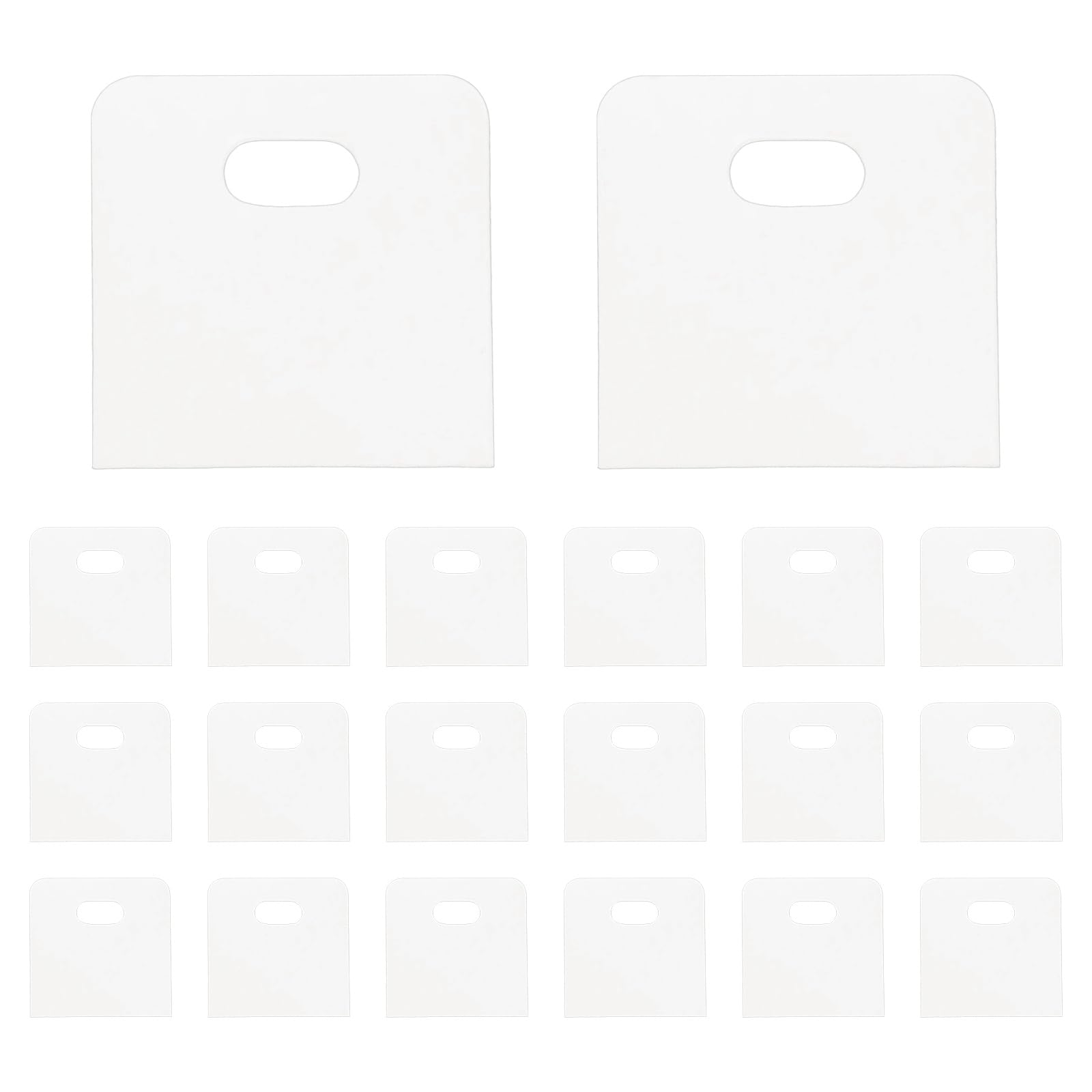 sourcing map 10 Sets (20 Pieces) Clear Vertical Blind Repair Tabs, Stick-On Vertical Blinds Replacement Slats Repair Kit Easy Fix for Damaged Slats & Parts