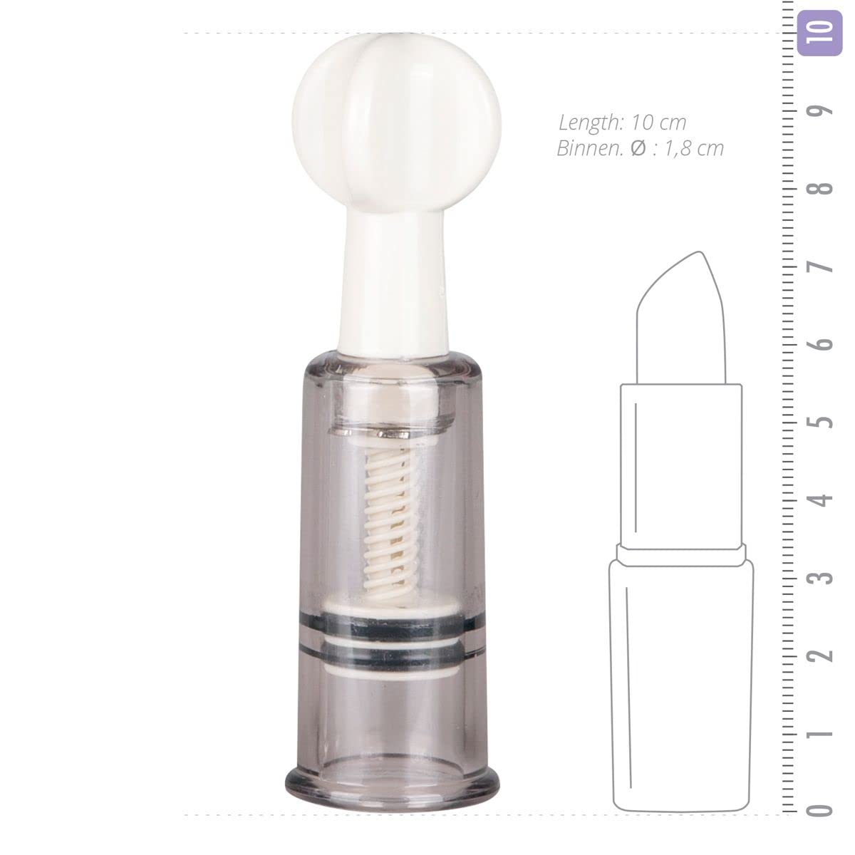 Teazers EasyToys Fetish Collection - Pezón Pistón - divertido de usar juntos - pezón Estimulador - Mima tus pezones - Incluye estimulador del clítoris