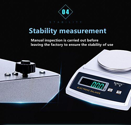 Balanza analítica electrónica NEWTRY 200g 0.001g miniatura 5