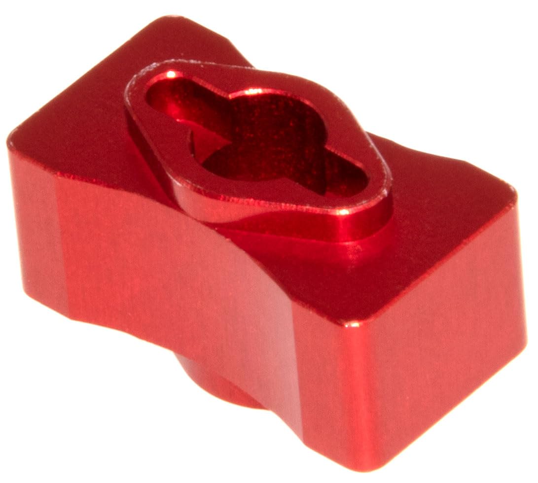 Differential Lock Spool Compatible with LOSI 22 Drag Upgrade Rc Car Aluminum Alloy Diff Locker Part Replace(Red)