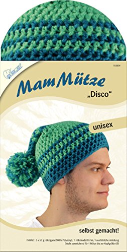 Preisvergleich Produktbild Mammut 153004 - Häkelset Mammütze-Disco