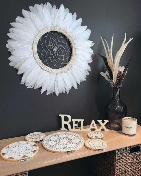 Miniatura 7 de AWAYTR 100 plumas de ganso natural para manualidades, bodas, decoración de fiesta en el hogar (amarillo dorado)