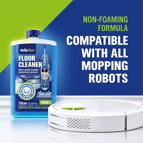 WoldoClean Robot Vacuum Floor Cleaning Concentrate for Mops - compatible with Roborock, Tineco, iFloor, etc. 25oz for 75-150 uses - Image 8