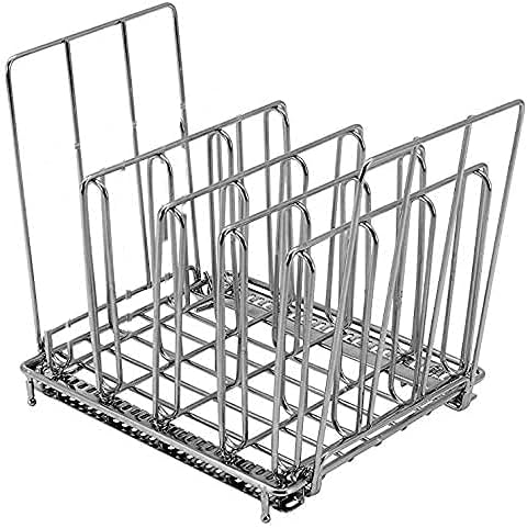 Stainless Steel Sous Vide Rack with Adjustable No-Float Top Bar for Most Containers