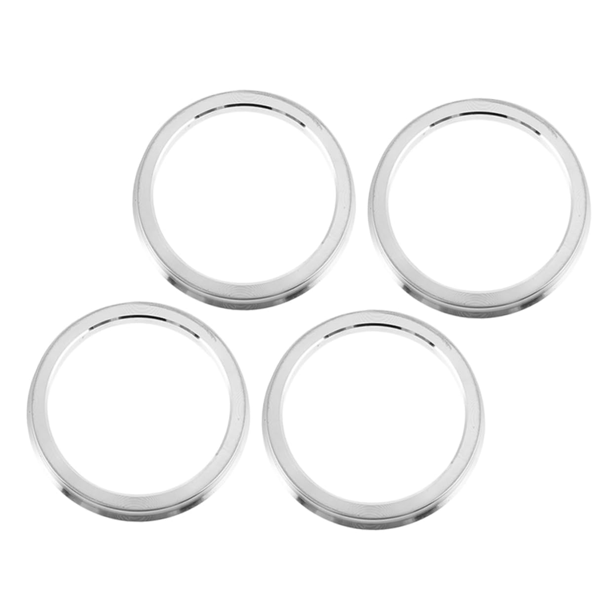 VALICLUD 4pcs Hub Centric Rings Replacement Lightweight Wheel Hub Adapter for Vehicles Accurate Fit for Stable Support Easy to Install Car Aesthetic Accessories