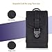 Hengwin Belt Holster Pouch iPhone Xs Max XR Nylon Holster Case Men Purse iPhone 8 7 6 Plus Belt Loop Pouch Case MOLLE Waist Bag Small Pocket for Samsung S9 S8 Plus S7 Edge + Keychain