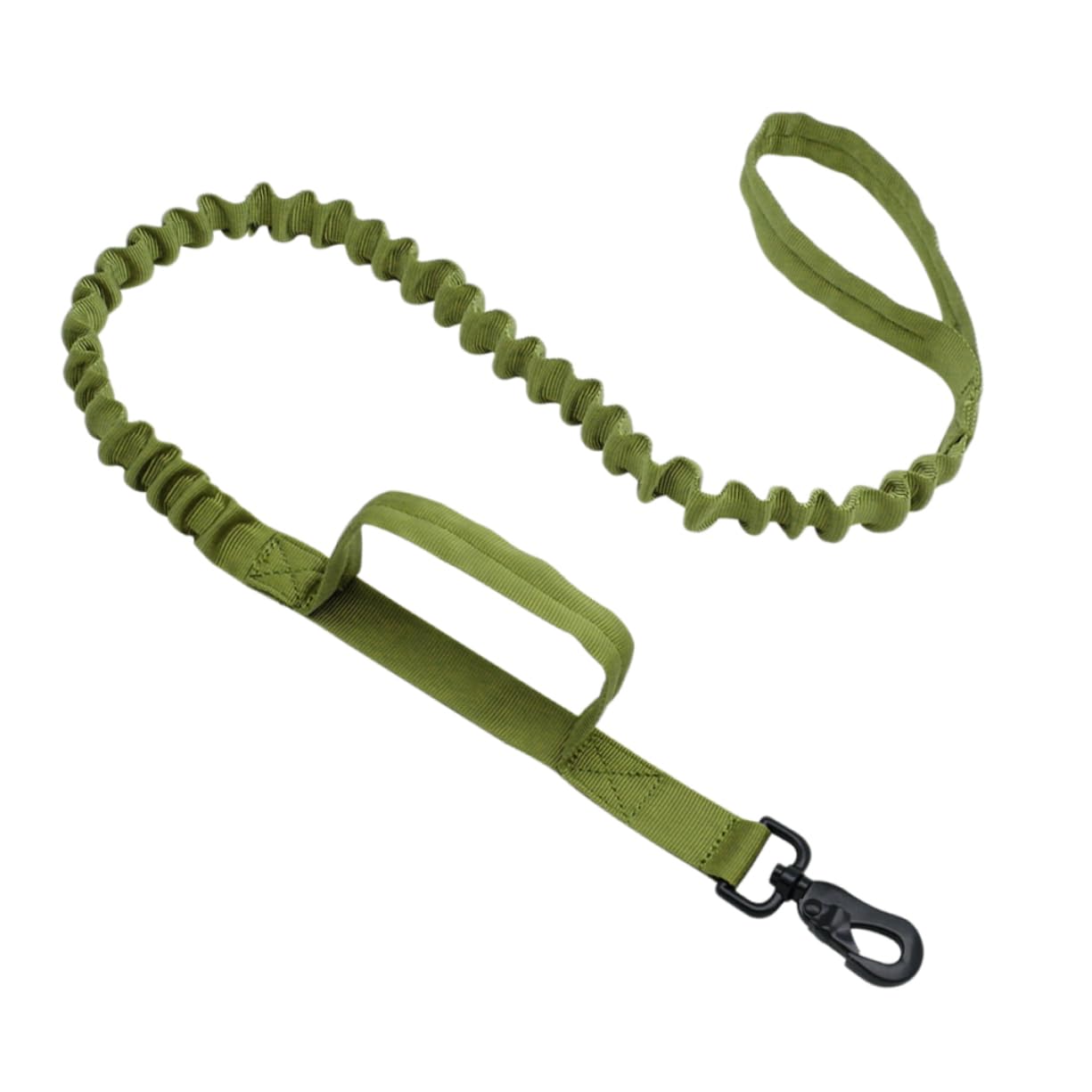 Kisangel 3pièces Laisse Entraînement pour Chien Réglable Nylon Élastique Couleur Verte Parfaite pour Formation Activités Extérieures