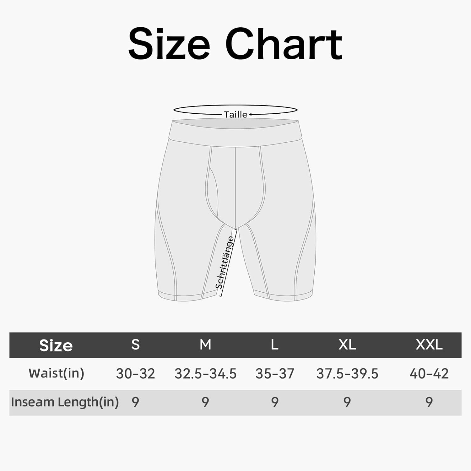 5Mayi Lange Boxershorts Herren Baumwolle Unterhosen Männer Unterwäsche Herren Retroshorts (Gr.S-2XL) - Image 7