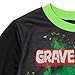 Monster Jam Grave Digger Little Boys Pajama Shirt & Pants Black/Green 4