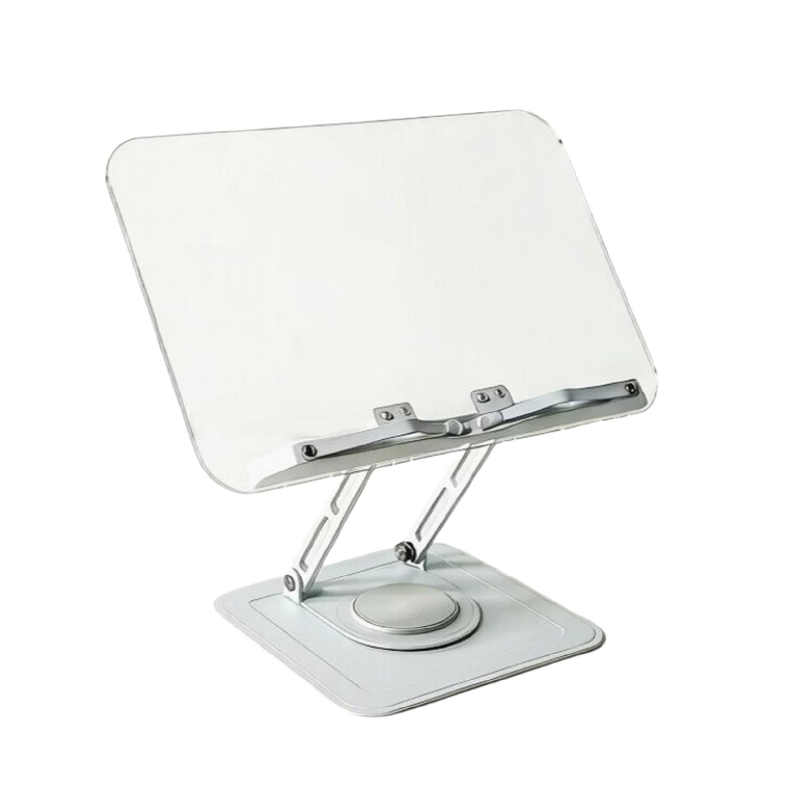 Supporto per libri con rotazione a 360 gradi Supporto per libri per lettura Base regolabile in altezza Libri di ricette Regalo Lettura Laptop Fold