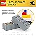 Room Copenhagen 8 LEGO Brick Box, Stone Grey (40040640)