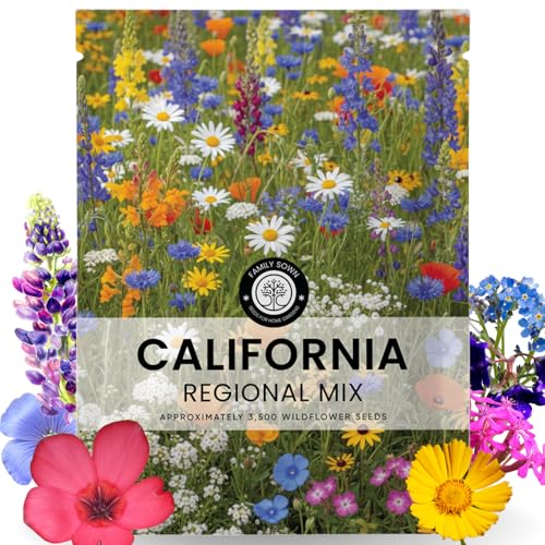 California Regional Mix 3 500 Seeds for Planting 2026 Season 5 Gram Pouch