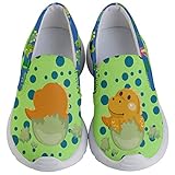 PattyCandy Girls Baby Dinosaurs Unisex Lightweight Slip Ons - US 1Y