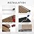 NeatiEase Wood Slat Wall Panels, 4-Piece 96" x 12.6", Soundproof & Noise Cancelling, Acoustic Wall Panels (Black)