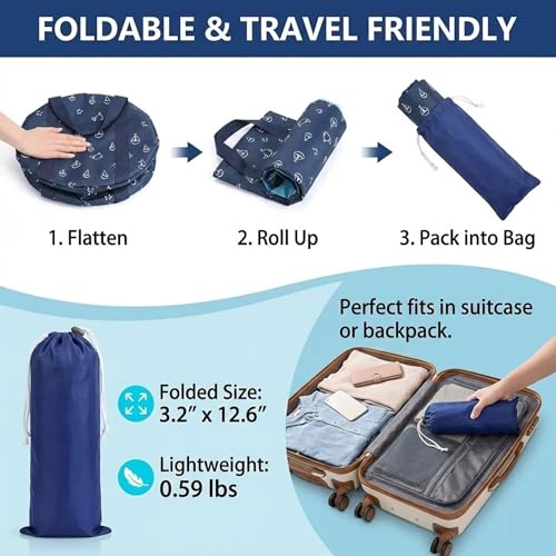 Bañera plegable extra grande para pies de 27L miniatura 4