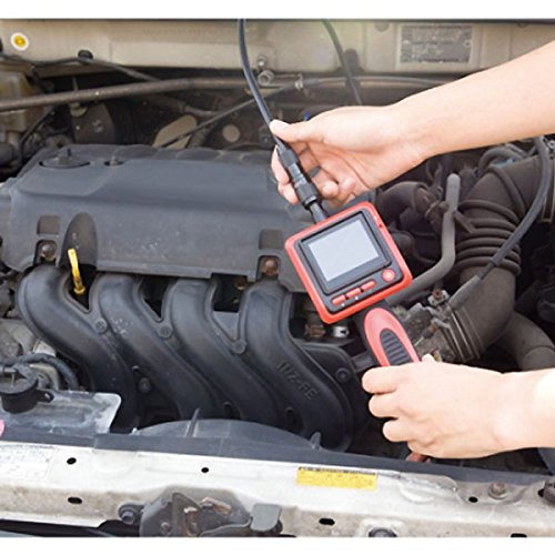 Vividia 9mm Portable Digital Flexible Inspection Camera with 2.4" LCD Monitor
