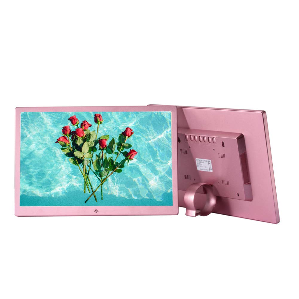 Cornice foto digitali Schermo FHD IPS 15,4 pollici 1280x800 ad alta risoluzione 16:9 Cornici digitali - 4 colori - Supporto ingresso HDMI/Riproduzione video HD 1080P Regalo la famiglia