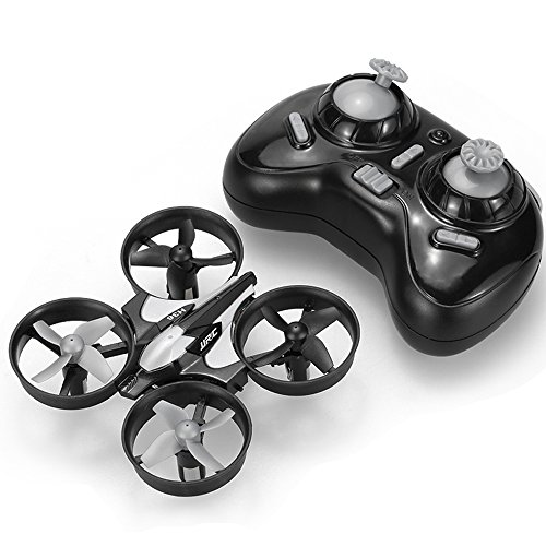 GoolRC Mini Drone with 3D Flips, Headless Mode, One Key Return, Full Protectors, H/L Speed, Anti Crush UFO RC Quadcopter (Grey)