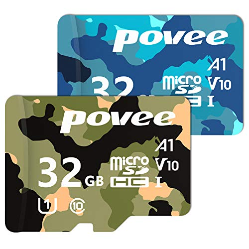 2 Pack of 32GB Micro SD Card with Adapter,Class10 MicroSDHC Card for Nintendo