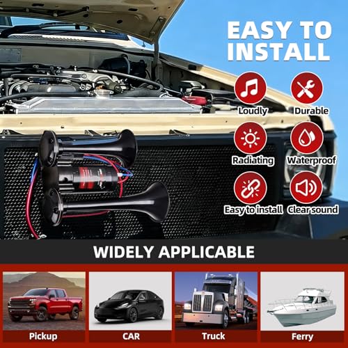 Universal All-in-One Air Horn Kit