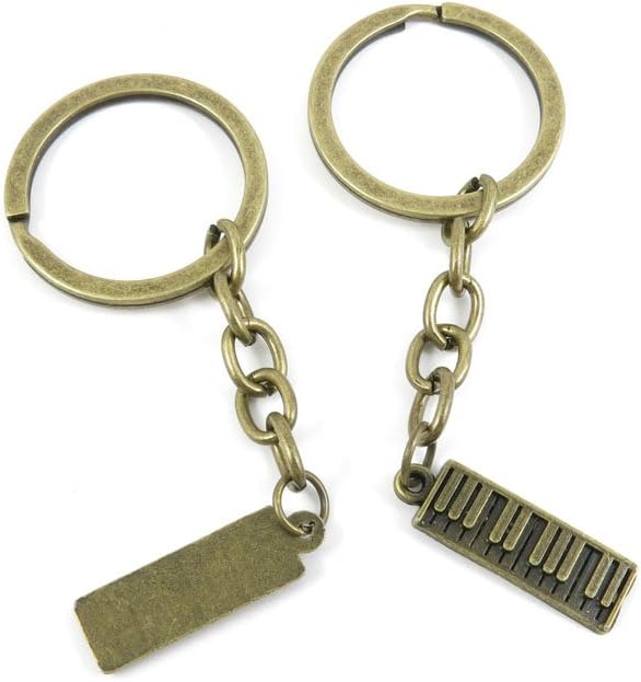 Keyrings Keychains Key Ring Chains Tags Jewelry Findings Clasps Buckles Supplies I5PD4 Electric Piano