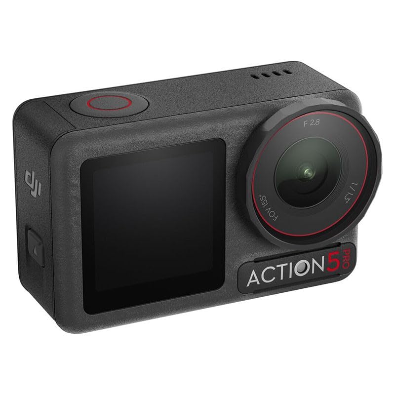 Image of DJ I Osmo Action 5 Pro Adventure Combo 4K Action Camera 1 /1.3 Inch Sensor Dual OLED Touchscreen Stabilization with 3 Batteries 12H Runtime Waterproof Camera for Travel Vlogging Sports