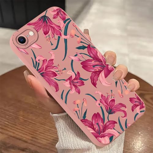 Coque iPhone SE 2020 fleurs aesthetics protection intégrale