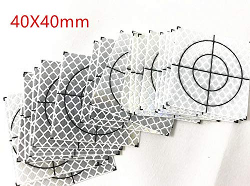 New 20pcs Reflector Sheet 40 x 40mm Reflective Tape Target