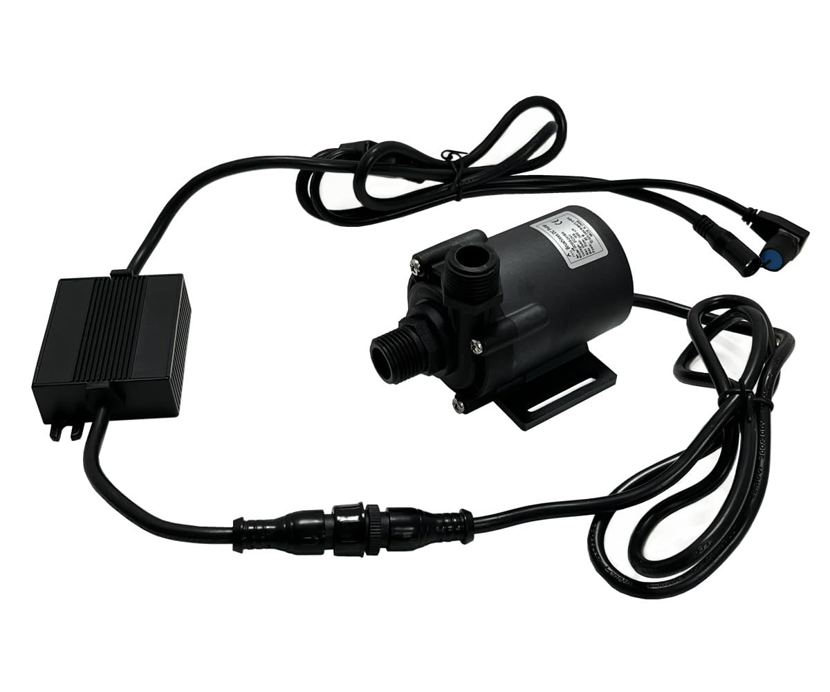 SHYSKY DC55E-24160A 24VDC Mała, energooszczędna bezszczotkowa pompa wodna 80W 16m Lift 2400LPH Niski poziom hałasu, regulacja prędkości, dla cyrkulacji wody Zwiększanie ciśnienia System chłodzenia