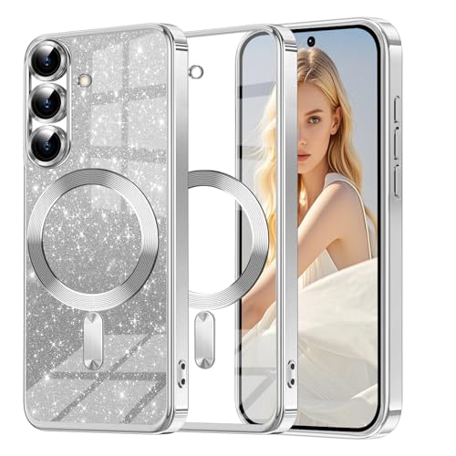 Coque paillettes Samsung A57 5G antichoc et ultra fine avec MagSafe