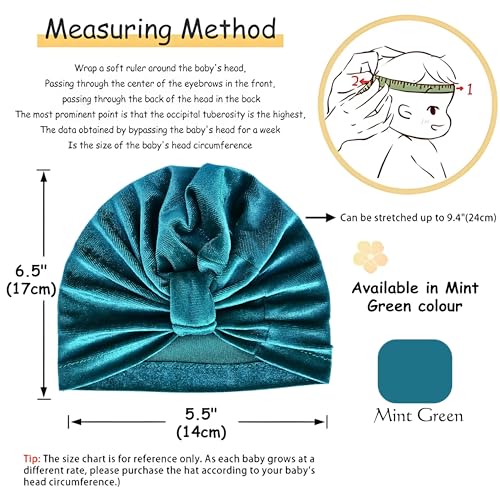 Image of ANNACREATIONS Premium Soft Bow Head Wrap Super Stretchable Headband Hair Accessories For Baby Girls