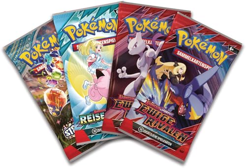 Pokémon TCG: Team Rocket Tin - Mewtwo ex (1 Folien-Promo-Karte & 4 Booster-Packs) – Ansicht 3