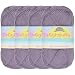 Lace Weight Tencel Yarn - Delightfully Fine - 60% Bamboo 40% Tencel Yarn - 4 Skeins - Col 27 Light Purple Grape