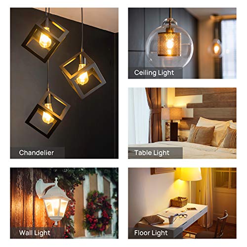 Linkind WiFi Smart LED Dimbare Vintage Gloeilamp ST64, 4.5W Edison Schroef E27 Licht, 350lm, Eekhoorn Cage, 2200K Zacht… - Afbeelding 8