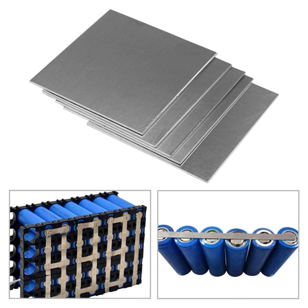 Reinnickelplatten Set - 2 Stück, 100x100mm, 1,0mm Dick