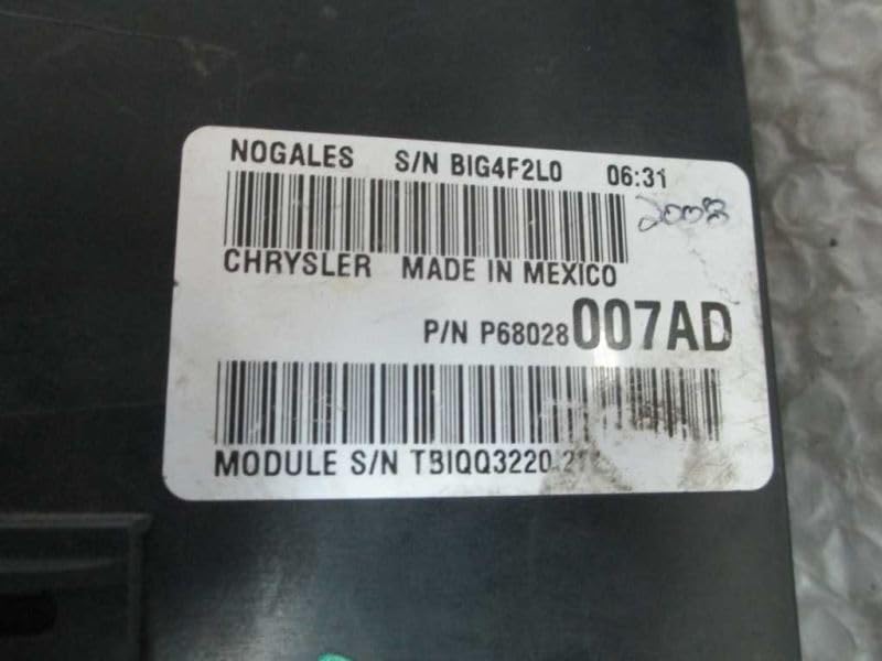 Totally Integrated Power Module Fuse Box 08-09 Compass Patriot 68028007AD