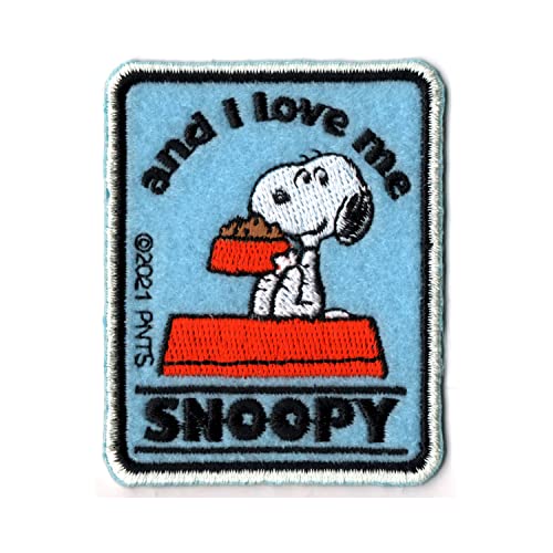 KIYOHARA エンブレムワッペン アイロン接着 SNアイラブミー スヌーピー 1個入り RIO-3012
