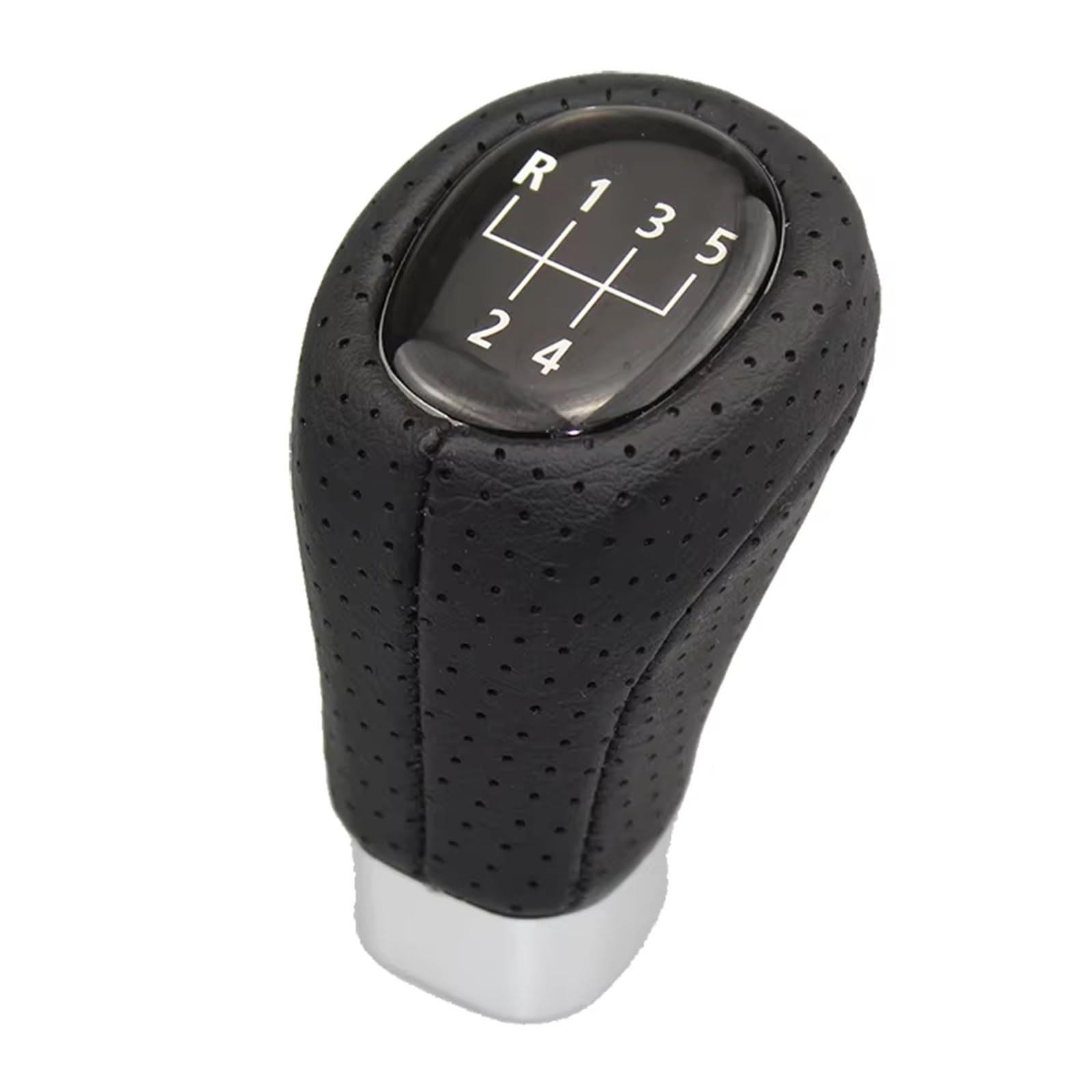 WSBOJXTH Gear Stick Compatible with BMW for E46 330ci 330i 330xi for E60 525i 525xi 528i 528xi 528xi 530i 530xi 535i 545i 550i M5 Car Gear Shift Knob Gear Lever Head Shifter(Black01)