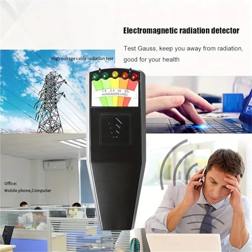 Detector de Radiación Medidor EMF 5-LED Medidor Profesional miniatura 6