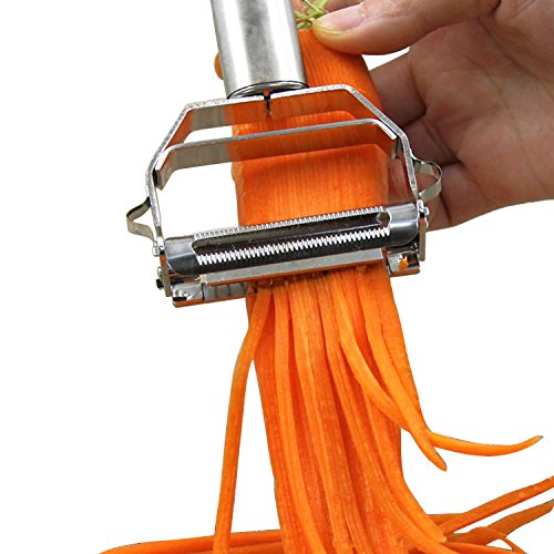Sunkuka FBA_14154204 Julienne Peeler Stainless Steel Cutter Slicer thumb #2