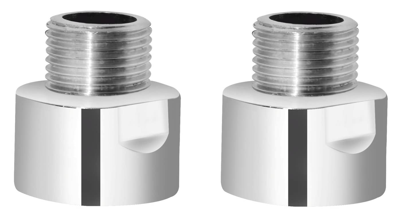 KINIK CP Brass Extension Nipple(Length 1" Inch, Thread Size 3/4" Inch(Female) X 1/2" Inch(Male))(Pack of 2) (B09TXPP44S) Amazon Price History, Amazon Price Tracker