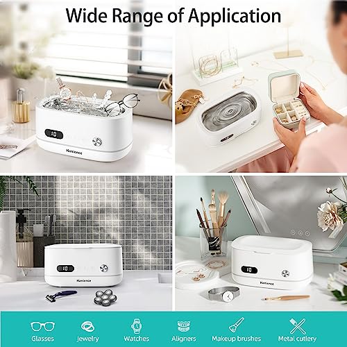 Ultrasonic-Cleaner-Hanience-17OZ-500ML-Portable-Jewelry-Cleaner-Machine-with-10-Digital-Timer-and-Degas-Mode-45kHZ-Sonic-Cleaner-for-Ring-Eyeglasses-Watch-Gold-Silver-and-Denture