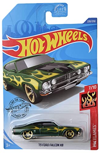 Hot Wheels Ford Falcon XB verde escala 1:64 miniatura 1